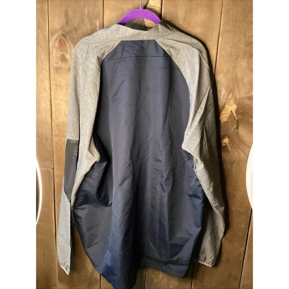 Men's Dunbrooke Navy/Heather Gray Atlanta Braves Alpha Full-Zip Jacket SIZE XL - Picture 3 of 3